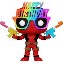 Funko Pop Marvel Deadpool 30TH Birthday Glasses Deadpool Special Edition NO:783
