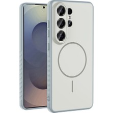 Galaxy S26 Ultra Kılıf M-Safe Şarj Özellikli Zore Tea Kapak