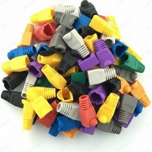 BeeSpeed RJ45 Jack Koruma Kılıfı  | Ethernet Konnektör Boot Kapak – Renk Kodlama Ağ Yönetimi
