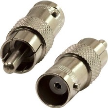 BeeSpeed Bnc Dişi Rca Erkek Çevirici Adaptör  | Cctv Dvr Güvenlik Kamerası Görüntü Ses Dönüştürücü