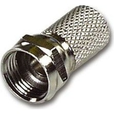 BeeSpeed Rg6 Uydu F Konnektör 10 Adet | U4 Sıkıştırmalı Uç – Çanak Anten Uydu Alıcı Koaksiyel Kablo