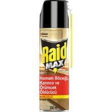 Raid Böceksavar Max Aerosol 300 ml 2 Adet