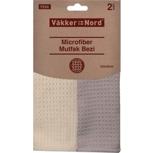 Vakker Nord Microfiber Mutfak Bezi 2'li 3 Adet