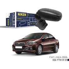 Niken Hnrlishp Araca Özel Kol Dayama Siyah Fiat Linea-Punto 07