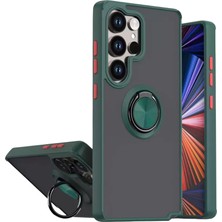 SiHako Newface Galaxy S26 Montreal Yüzüklü Silikon Kapak - Yeşil