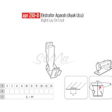 Apr Apere Ekstrafor Aparatı (Ayak Ucu) 16MM / Apr 230-D