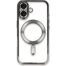 SiHako Newface Iphone 16 Kılıf Kross Magneticsafe Kapak - Titan Gri