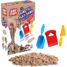 Miniklabtoys 03690 Aksesuarlı Naturel Kinetik Oyun Kumu 1000 gr
