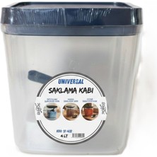 Universal Kürekli Deterjan Kutu Click Kapak 4 Litre