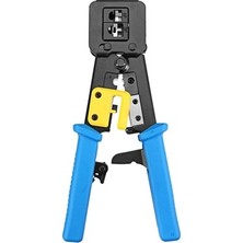 BeeSpeed RJ45 RJ11 Konnektör Sıkma Pensesi | Cat5 Cat6 Cat7 Kablo Soyma Kesme – Ethernet Ağ Aracı