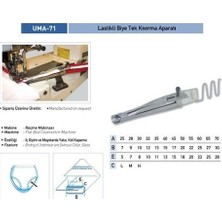 Uma Lastikli Biye Tek Kıvırma Aparatı 40X15 / Uma-71