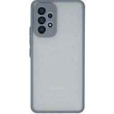 Nacario Galaxy A53 5g Kılıf Montreal Silikon Kapak - Gri