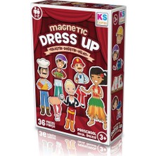 Miniklab Toys Magnetic Dress Up - Eşleştir Değiştir Eğlen/+3 Yaş (1 Adet)