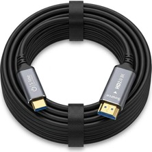 S Line Sline 8k V2.1 Fiber Optik HDMI Kablo - 15METRE 7680X4320P