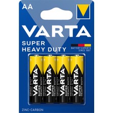 Varta Super Heavy Duty Aa Kalem Pil 4'lü Paket (Çinko) 5 Adet