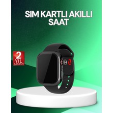 Adımsayar ve Nabız Ölçerli Sım Kartlı Akıllı Saat