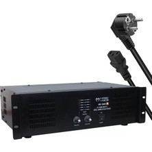 Nacario Magicvoice MV-2400 2X400 Watt 4-8 Ohm -100 V 19 Rack Hat Trafolu Power Anfi
