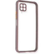 Nacario P40 Lite Kılıf Miami Şeffaf Silikon - Mor