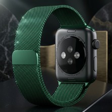 bbtech Apple Watch Series 11/10(42MM)/9/8/7/6/5/4/3/2/1/SE Uyumlu 38/40/41MM Milano Loop Kordon Metal Hasır Mıknatıslı Loop Kayış Lansman Milanes Metal Örgü Manyetikli Kordon