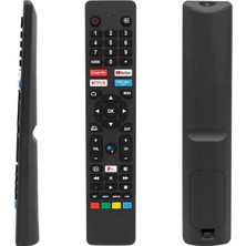 Nacario Jvc RM-C3250 Netflıx-Prıme Vıdeo-Google Play-Youtube Tuşlu Lcd-Led Tv Kumandası
