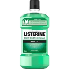 4 Adet   Listerine Ağız Suyu Advanced White Hafif Tat 500 ml