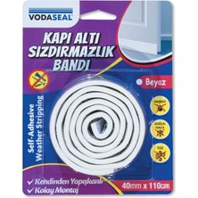 Vodaseal Kapı Altı Sızdırmazlık Bandı 40MMX110CM Beyaz
