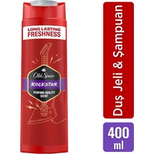 4 Adet   Old Spice Duş Jeli Rockstar 400 ml