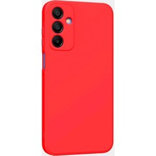 Raftan Topla Samsung Galaxy A25 5g Kılıf First Silikon - Kırmızı