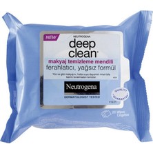 4 Adet   Neutrogena Deep Clean Makyaj Temizleme Mendili 25'li