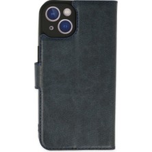 Raftan Topla Iphone 14 Plus Kılıf Trend S Plus Kapaklı Kılıf - Lacivert