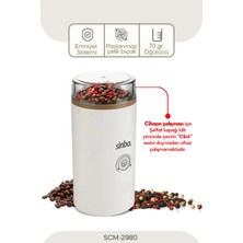 4 Adet Sinbo Kahve ve Baharat Öğütücü SCM-2980