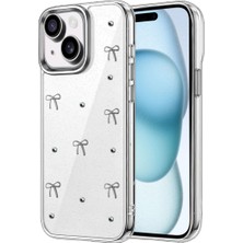 Raftan Topla Iphone 15 Fiyonk Desenli Kapak - Desen 5