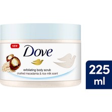 4 Adet   Dove Vücut Peelingi 225 ml Macademia