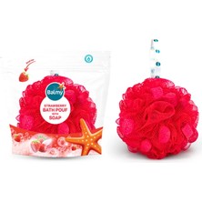 Balmy Çilek Sabunlu Banyo Lifi