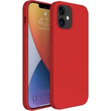 Piyasa Sepeti Apple iPhone 15 Plus 6.7'' İnce Mat Silikon Kılıf Kırmızı