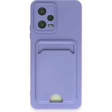 Raftan Topla Redmi Note 12 4g Kılıf Kelvin Kartvizitli Silikon - Lila