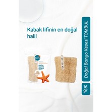 Balmy Doğal Kabak Tombul Banyo Kesesi %100 Doğal Lif ile Peeling Etkili Cilt Yenileyici