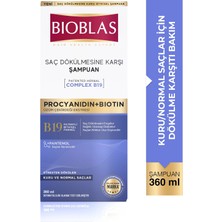 2 Adet  Bioblas Saç Dökümesine Karşı Şampuan 360 ml Anti Stress