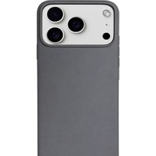 Piyasa Sepeti Apple iPhone 17 Pro Max Liquid Lansman Silikon Kılıf Grafit Gri