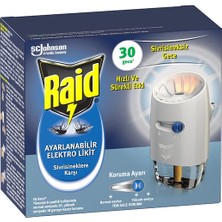 3 Adet Raid Elektrolikit Ayarlanabilir 30 Gece 21 ml