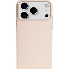 Piyasa Sepeti Apple iPhone 17 Pro Max Liquid Lansman Silikon Kılıf Bej