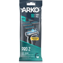 4 Adet   Arko Tıraş Bıçağı T2 Pro Poşet 10'lu