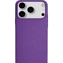 Piyasa Sepeti Apple iPhone 17 Pro Max Liquid Lansman Silikon Kılıf Kraliyet Moru