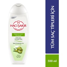 4 Adet   Hacı Şakir Şampuan Zeytinyağı 500 ml
