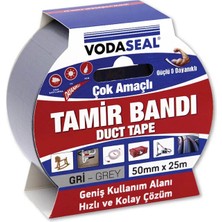 2 Adet  Vodaseal Tamir Bandı Gri 50MMX25MT