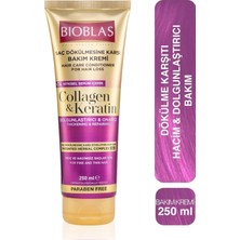 4 Adet   Bioblas Saç Kremi Kolojen+Keratin 250 ml