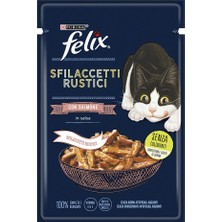 Felix Pouch Tasty Shreds Somon 80G