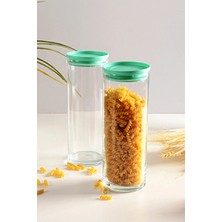 3 Adet Paşabahçe Breakfast Saklama Kabı 2'li 1230 cc Yeşil