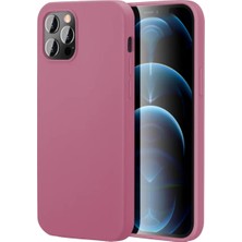 Piyasa Sepeti Apple iPhone 15 Pro Max 6.7'' İnce Mat Silikon Kılıf Pembe