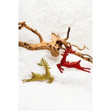 4 Adet Mistique Home Run Geyik Ağaç Süsü 2'li